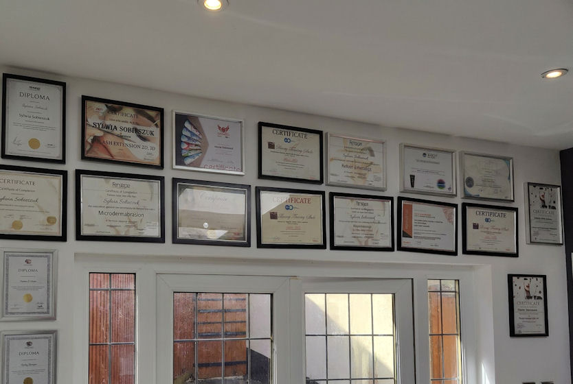 Penelope Academy Ltd beauty salon Gloucester qualifications and professional interior